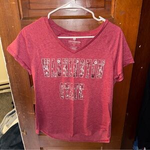 Washington State University V-Neck T-Shirt